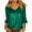 Green, variant on BLVB Womens Sparkly Sequin Tops 3/4 Sleeve Glitter Party Dressy Blouse V-Neck Evening Club Concert Shirt