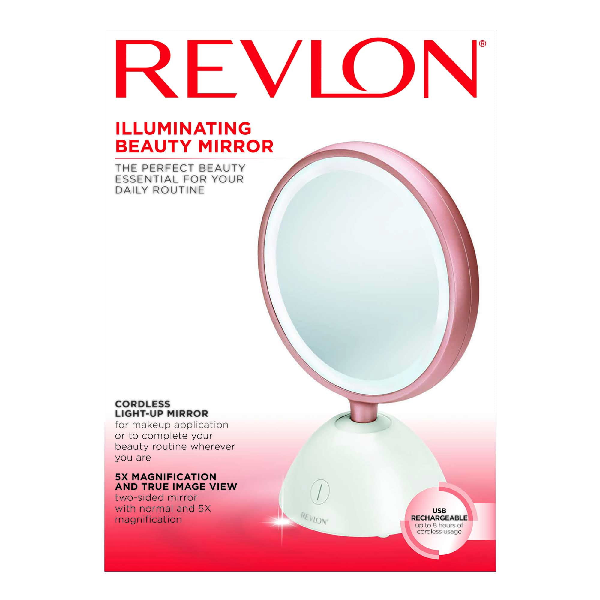Revlon Illuminating Led Cordless Beauty Mirror Walmart Com Walmart Com