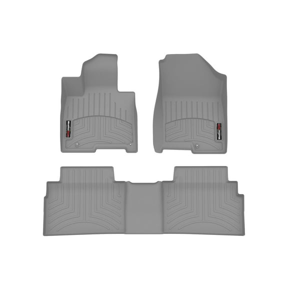 WeatherTech Custom Fit FloorLiners compatible with 2022-2025 Hyundai Tucson Plug-In Hybrid - 1st & 2nd Row, Grey