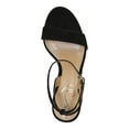 thumbnail image 2 of SAM EDELMAN Womens Black Ankle Strap Comfort Jade Stiletto Buckle Dress Heeled Sandal 9 M, 2 of 4