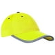 thumbnail image 5 of Gorra fluorescente de seguridad para hombre, color neón brillante, alta visibilidad. Amarillo, 5 of 9
