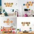 thumbnail image 3 of Cork Board Tiles Self Adhesive 1pc - 1/4 inch Thick Corkboards for Wall 5.5x4.7" Memo Boards Pin Board Decorative Bulletin Board for Office Home Kitchen, 3 of 4