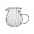 thumbnail image 1 of Bangus Classic Glass Creamer Pitcher with Handle Milk Pourer Mini Creamer for Coffee Tea Maple Syrup Serving, 1 of 4