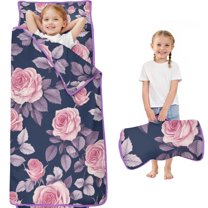 Pioneer Flower Floral Print Pattern Toddler Nap Mats for Kids Preschool,Sleeping Mat Bag or Kids,Toddler Sleeping Bag,Toddler Nap Mat or Daycare