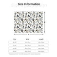 thumbnail image 2 of Vsdgher whiter cute penguin Pattern Fleece Throw Blanket, Horizontal Fleece Bedding Home Decor for Couch & Bed All Season Use -50"x40", 2 of 7