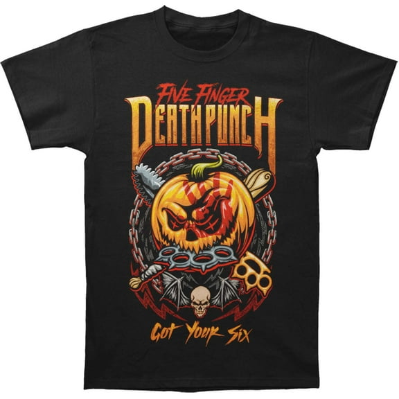 Men's Five Finger Death Punch GY6 Halloween T-shirt Small Black