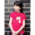 thumbnail image 2 of Today I Be Dinosaur Pink Dino T-Shirt Juniors -Image by Shutterstock,  x-Small, 2 of 4