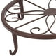 thumbnail image 1 of Soporte clásico para maceta de Metal, arte del hierro, Base para maceta, estante para decoración del hogar para interiores y exteriores, 1 of 7