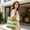 Green-GN, variant on MMJ Wavy Striped Straw Handbag Summer Beach Tote Woven Shoulder Bag for Vacation Casual Travel 13.39x10.63x3.15in