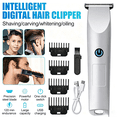 thumbnail image 4 of Men Pro Electric Hair Clippers Beard Trimmer Cutting Barber Shaving Machine, White, 4 of 8