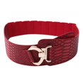 thumbnail image 2 of Women's Waist Seal Retro Faux Leatherelastic Extra Wide Belt Wild Dress Decoration, 2 of 2