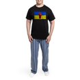 thumbnail image 5 of CafePress - Ukrainian Flag With Fist Pajamas - Men's Dark Loose Fit Cotton Pajama Set, 5 of 7