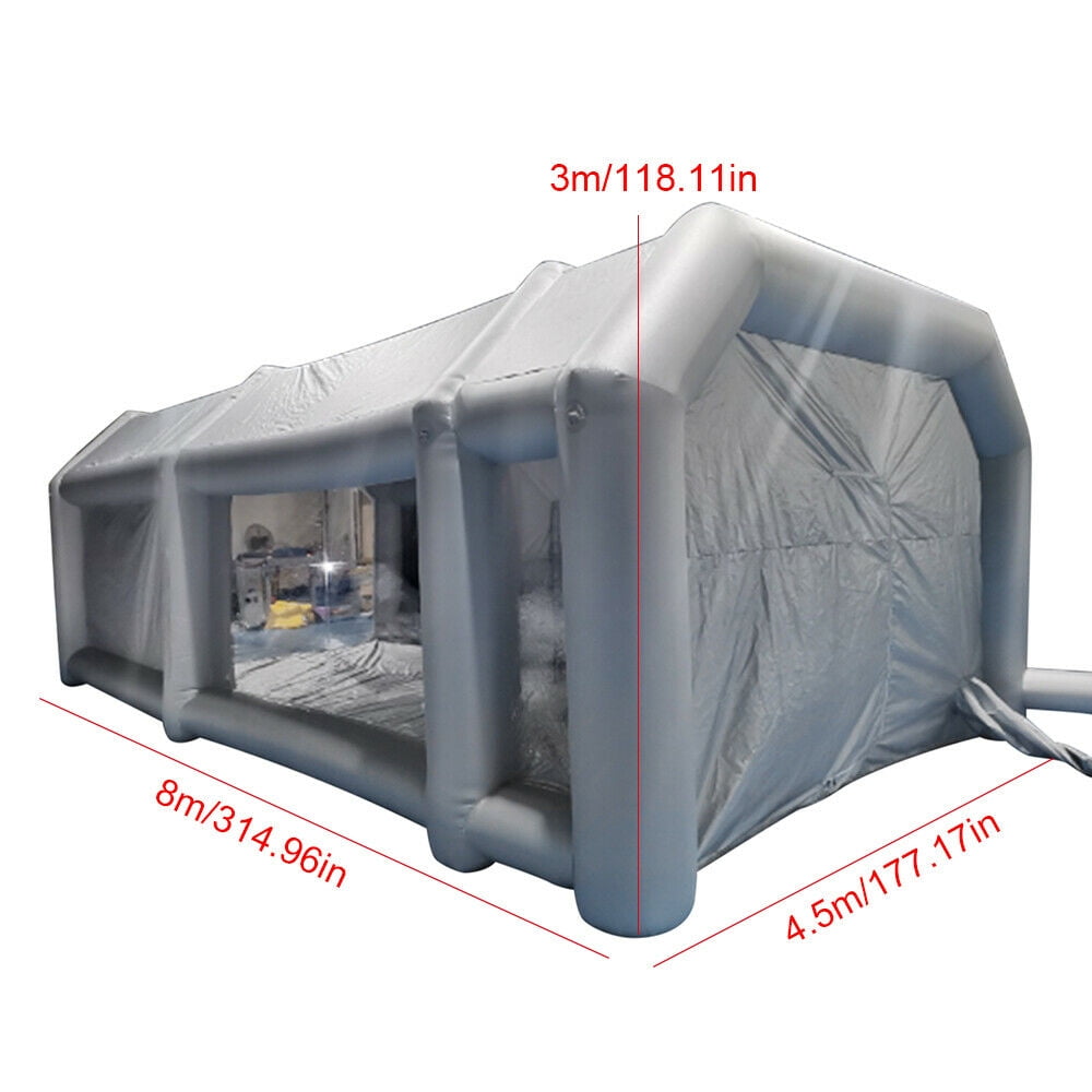 Inflatable Spray Paint Tent Portable Paint Spray Mobile Booth Inflatable Tent Car Paint Cabin Inflatable Spray Booth Paint Tent Car Paint Capacious Filter System Spray Booth Portable Cabin Air Filter
