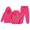 Hot Pink, variant on Child Toddler Boys Girls Long Sleeve Solid Warm Hoodie Pullover Tops Pants Kids Outfits Sweat Suit Baby Girl Registry Must Haves Baby Girl Outfits with Matching Headbands Outfits for Kids Fall Clothes