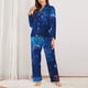 thumbnail image 2 of Fotbe Deep Sea Glowing Fishes Conjunto de Pijama de Manga Larga para Mujer con Estampado, Ropa de Dormir de 2 Piezas, Conjunto de Casa Suave y Cómodo con Bolsillos-X-Large, 2 of 7