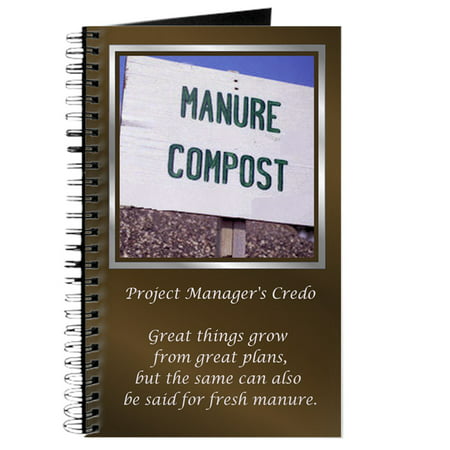 CafePress - Project Managers - Spiral Bound Journal Notebook, Personal Diary Task (Best Personal Task Manager)