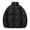 Black, variant on Women’s Oversized Puffer Jacket - Stand Collar Zip Warm Winter Parka, Thick Down-Filled Padded Coat for Outdoor/Casual Wear