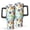 Pioneer Flower Floral-3, variant on 40oz Pioneer Flower Floral Print Pattern Insulated Tumbler with Handle, BPA-Free Leak Proof Lid and Straws, Double Wall Vacuum, Hot 12h/Cold 34h