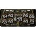 thumbnail image 2 of Route 66 Mère Route Chicago à la Plaque d'Immatriculation en Métal, 2 of 2