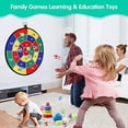 thumbnail image 4 of Kids Dart Board Game Set-29 inchs, Board Games with 16 Stick Balls, Summer Indoor Outdoor Toys Games for Kids Ages 4-8, Birthday Party Games Yard Toys for Kids Ages 3 4 5 6 7 8 9 10 11, 4 of 7
