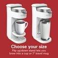 thumbnail image 4 of Hamilton Beach The Scoop Single Serve Coffee Maker, No Pods or Coffee Filters Needed, Cafetera, White, 4 of 8
