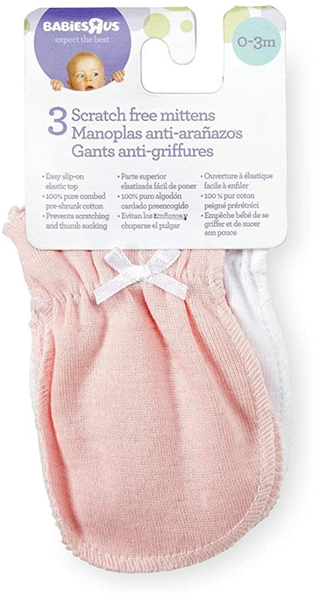 Especially For Baby Scratch Free Mittens 3 Pack Neutral Colors By Brand Especially For Baby Walmart Com Walmart Com
