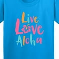 thumbnail image 4 of Inktastic Live Love Aloha Youth T-Shirt, 4 of 5