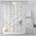 thumbnail image 4 of TIMIFIS Shower Curtain Polyester Shower Curtain, Design and Polyester, Weighted Hem, Shower Curtains Set for Bathroom ，Abstract Modern Ink Shower Curtain Shower Curtain Liner, 4 of 5
