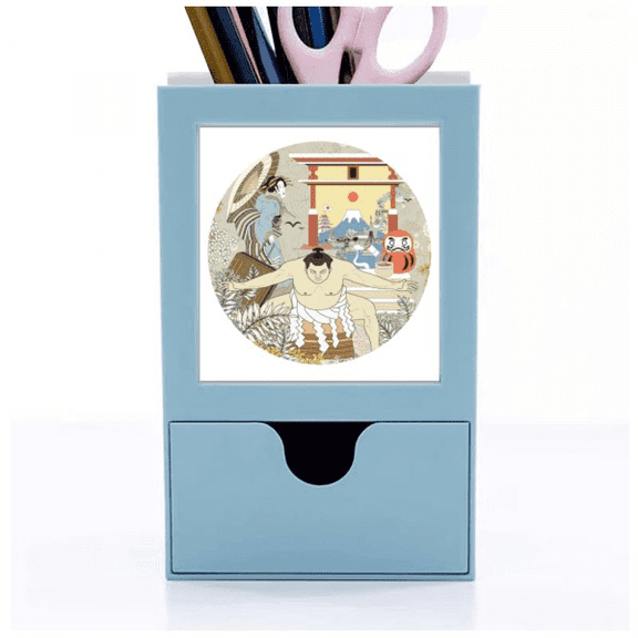 japan japanese ukiyo-e Desk Supplies Organizer Pen Holder Card