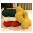 thumbnail image 4 of Nordic Style. Flower-Shaped and Ball Throw Pillows. Sofa Cushions. Plush Throw Pillow.(Flower 45cm (17.71inch), Turmeric Flower), 4 of 4