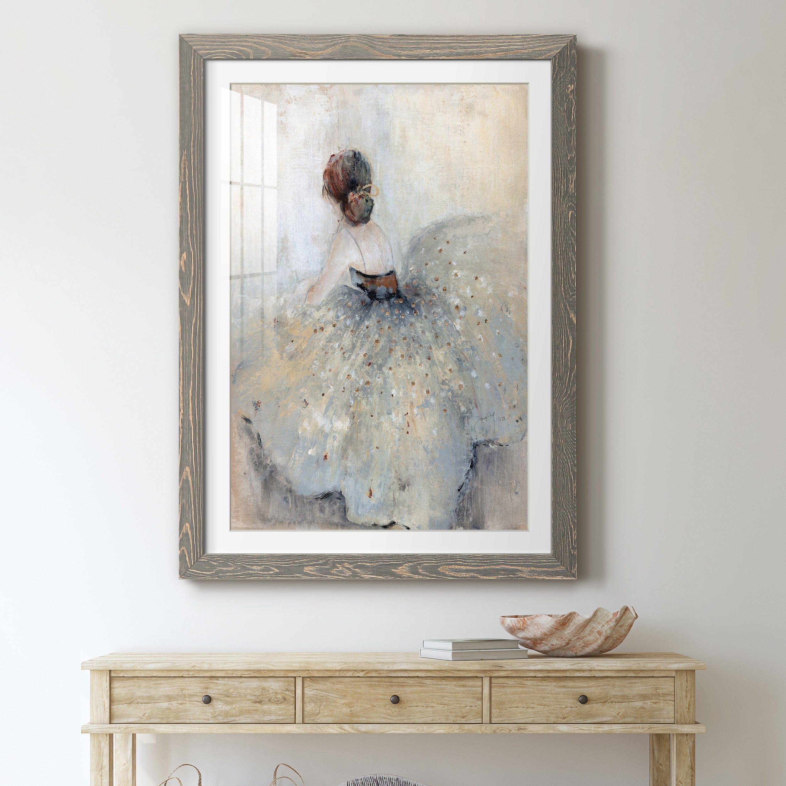 Sunday Best Hen - Premium Framed Print - Distressed Barnwood Frame - Ready to Hang