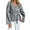A1Grey, variant on Women's Belted Wrap Coat Short Open Front Wool Blend Jacket with V Neck and Self Tie Waist Drop Shoulder Long Sleeves Dressy Outerwear for Work or Casual Wear White 2XL