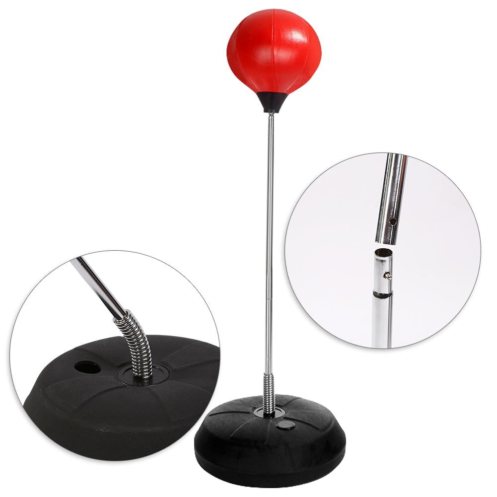 GYDEK Punching Bag with Stand for Adults & Kids, Adjustable Height Freestanding Punching Ball Boxing Speed Bag, Ideal for MMA Reflex Speed Training, Fitness,Punching and Muscle Building