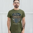 thumbnail image 3 of Tee Hunt Ford Motors Legendary Power T-Shirt Automotive Licensed Men's Tee, Military Green, Small, 3 of 5