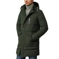 thumbnail image 4 of Winter Jacket For Loose Fit Mid Length Outdoor Coat With Thickened And Detachable Hood, 4 of 9
