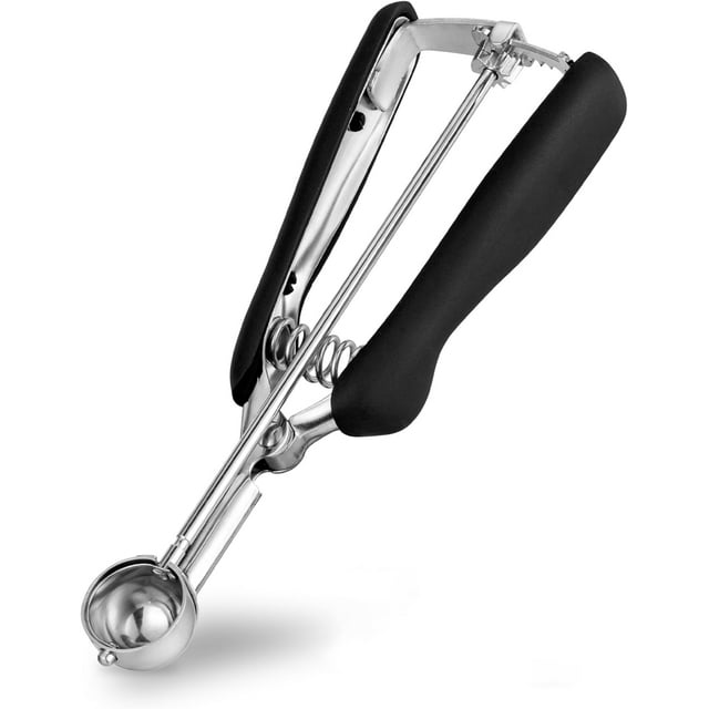 Small Cookie Scoop Set Include TSP / TSP / TSP Cookie Dough Scoops Ice Cream Scoopers Stainless Steel Cookies Scoops for Baking Good Soft Grips Quick Trigger Release