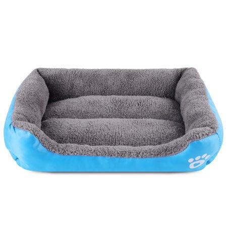 Dog Bed Long Plush Waterproof Pet Bed Comfortable Faux Fur Washable Crate  Mat for Jumbo Large Medium Dogs with Anti-Slip Backing