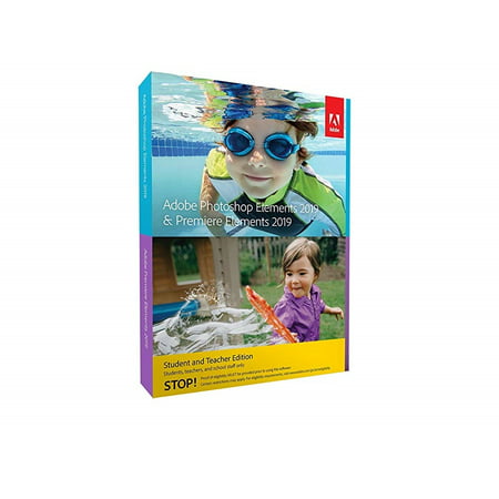 Adobe Photoshop Elements 2019 & Premiere Elements 2019 Student and