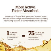 Solgar Full Spectrum Curcumin Liquid Extract 90 Softgels