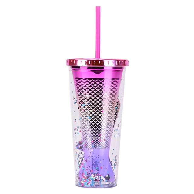Vaso Glamour, vaso aislado, tazas de , botella de té, vaso de íris de doble pared para viaje, coche, , , té, Latte, reutilizable, Estilo B DYNWAVEMX Vaso de glamour