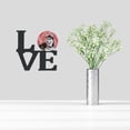 thumbnail image 2 of Siberian Husky #2 Love Metal Wall Artwork LOVE, 2 of 2