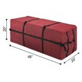 thumbnail image 2 of Elf Stor 1565 48 Red Heavy Duty Canvas Christmas Storage Bag Large for 6 Foot Tree, 2 of 3