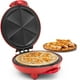 thumbnail image 1 of Elite Gourmet EQD-413 - Taco mexicano eléctrico antiadherente martes de 8 pulgadas, quesadilla Easy-Slice de 6 cuñas, queso a la parrilla, rojo, 1 of 5