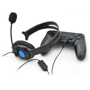 Gaming Headsets PS4 Wired Unilateral Headphone With Microphone & Volume Control Controller Mic Stereo Supper Bass for Gaming PS4