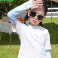 thumbnail image 2 of SHTXOZHI Kids Sun Protection Arm Sleeves Outdoor Sports Anti-slip Ice Sleeves Breathable Sleeves, 2 of 3