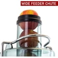 thumbnail image 4 of Wide Mouth Extractor Juice Machine with Dual Speed Centrifugal Stainless Steel Juicer, 3.5 Cup, Chrome Silver, 4 of 10