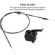 thumbnail image 4 of Kit Control De Velocidad Del Acelerador De Pulgar Funcional Acelerador De Cable De Acelerador De Pulgar De Plástico Sensible Exquisito Kit De Acelerador De Pulgar Para Vehículo De 50-250Cc Inevent VI005484-00, 4 of 6