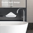 thumbnail image 2 of Yuarrent Soporte para baño, de pared, ducha, organizador de secado, organización del hogar, bandeja de drenaje de plástico, caja de lavabo Cocina y Comedor Rosado Yuarrent HA063696-01, 2 of 6