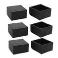 thumbnail image 1 of Unique Bargains 40mmx40mm Square Chair Leg Floor Protectors Table Feet Tips Covers Caps 6pcs, 1 of 3