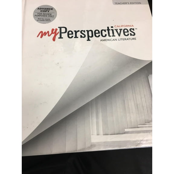 Pre-Owned MYPERSPECTIVES ENGLISH LANGUAGE ARTS 2017 TEACHER EDITION GRADE 11